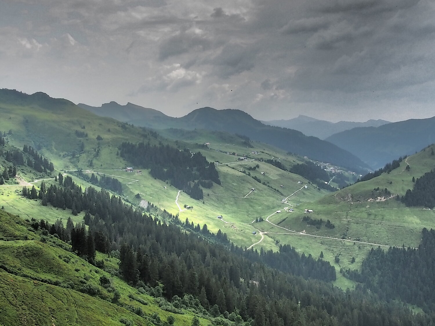 Foto zeigt Tal in Vorarlberg.