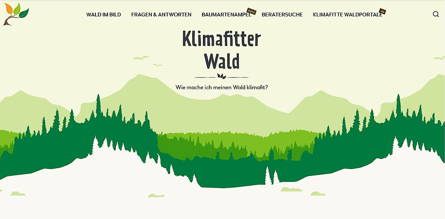 Startseite von www.Klimafitterwald.at