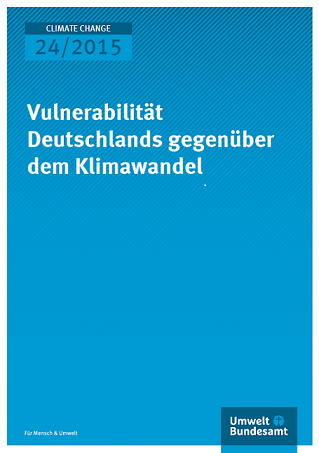 Deckblatt Publikation Vulnerabilität Deutschlands gegenüber dem Klimawandel