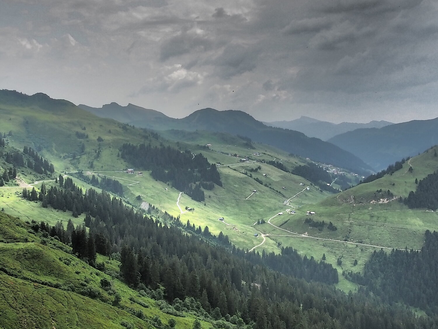 Tal in Vorarlberg Foto zeigt Tal in Vorarlberg.
