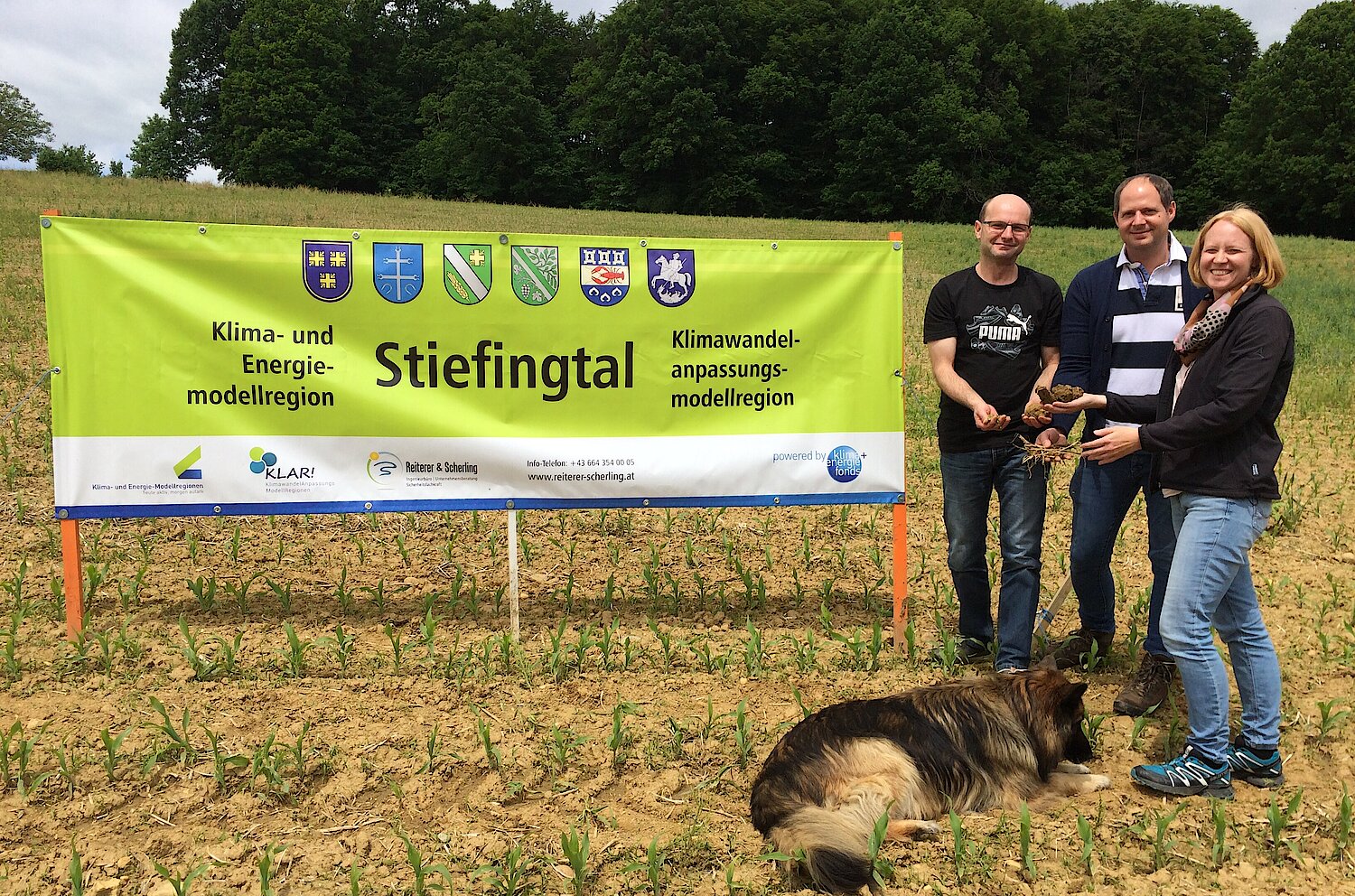 Feldbegehung zur Bodenerosion in der KLAR! Stiefingtal 