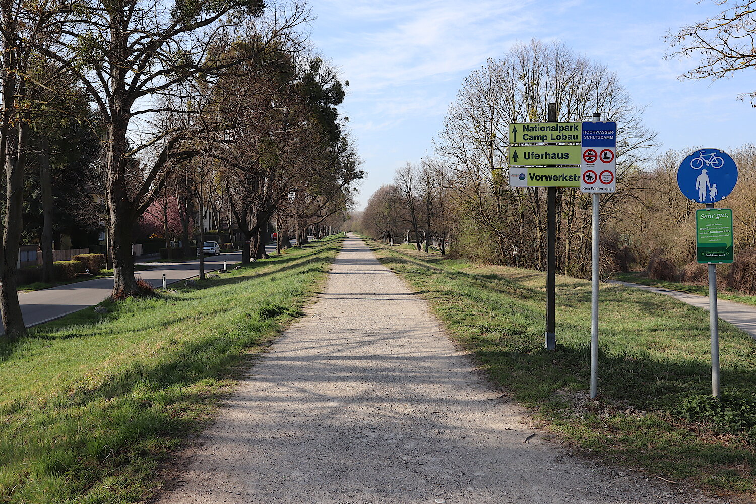 Radweg in der Stadt