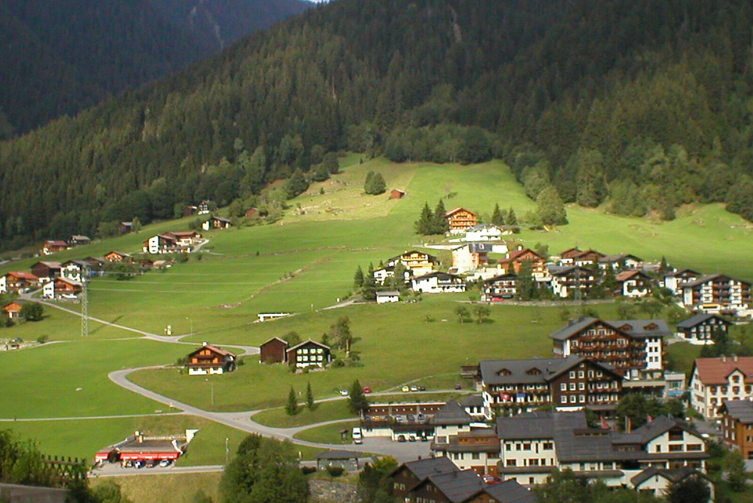 Besiedelung alpines Tal