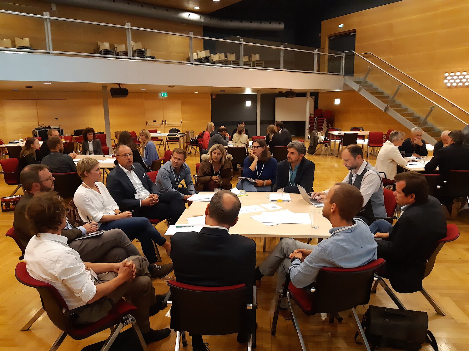 Dialog in Kleingruppen beim LEADER-KLIMA-IMPULS-TAG 2021 in Mürzzuschlag