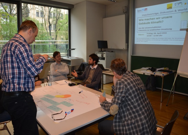 Transferworkshop zum Thema Klimawandelanpassung im Bereich „Bauen und Wohnen“ im Zuge des 17. Klimatages in Graz Transferworkshop zum Thema Klimawandelanpassung im Bereich „Bauen und Wohnen“ im Zuge des 17. Klimatages in Graz